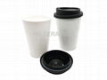 12oz double wall takeaway cup, PP material 2