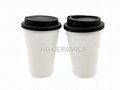 12oz double wall takeaway cup, PP material 3