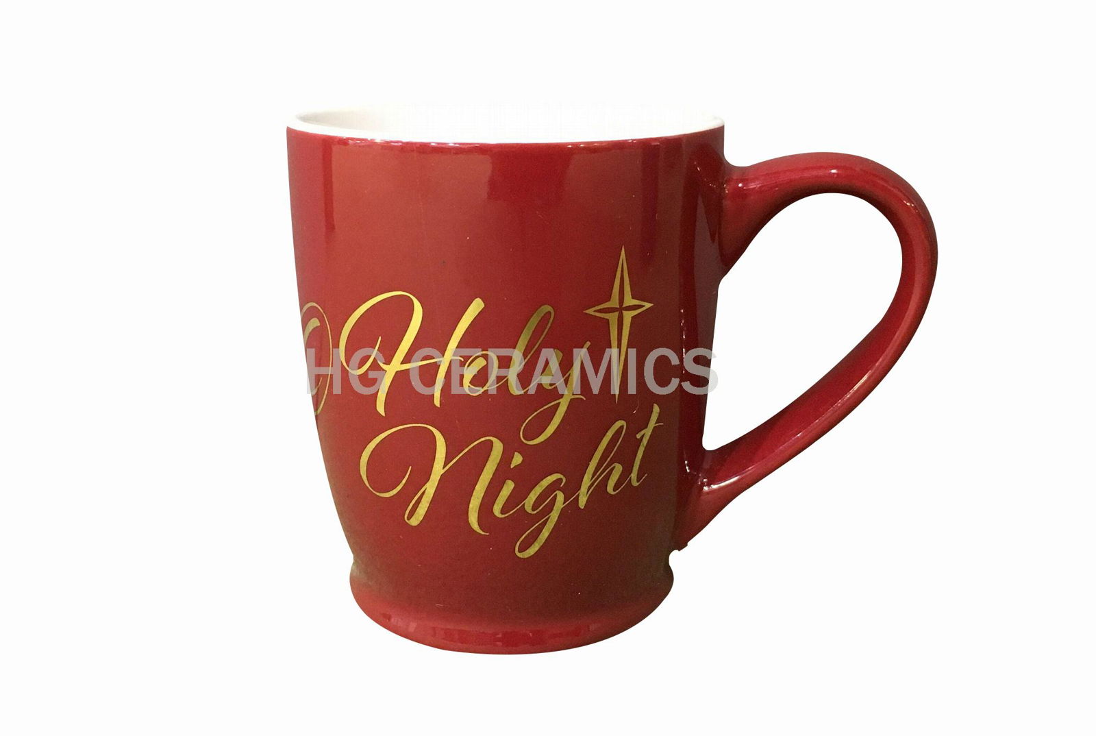 Gold color decal printing  mug 