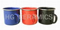 Colorful enamel mug 