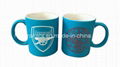 Rubber Feel Coating Printed Mug. Rubber Feel Coating Engraved Mug 3