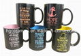 Spray Color Mug. Ceramic Mug with Paint Spray, Spray Mug with Laser Logo 3