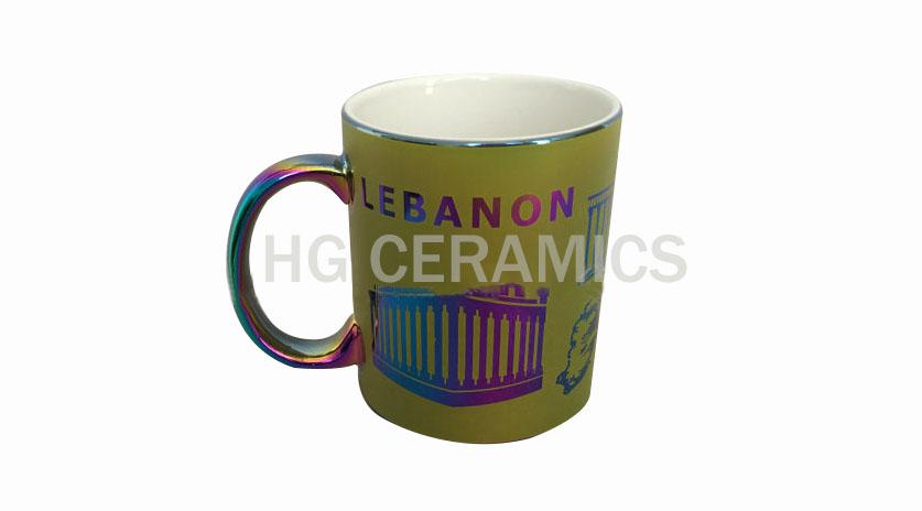 Metallic Mug, Colorful Metallic Mug with Printing, Electroplate Colorful Mug 2