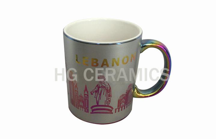 Metallic Mug, Colorful Metallic Mug with Printing, Electroplate Colorful Mug 4