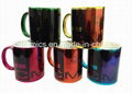 Metallic Finish Mug red