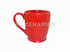 Red Based  mug 