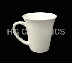 Flared ceramic mug