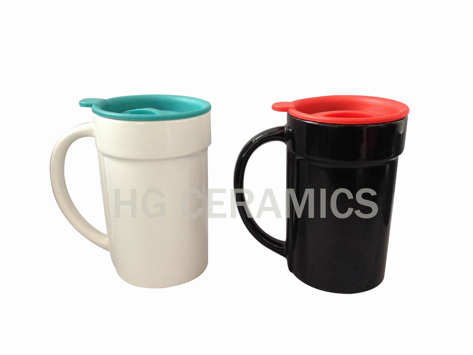 PP lid ceramic mug