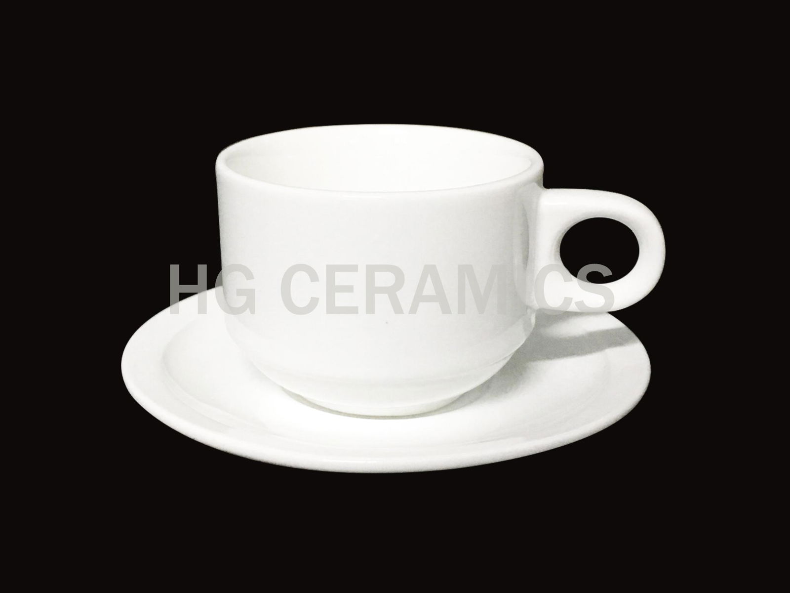 100ml  Ceramic cup & saucer