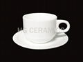 100ml  Ceramic cup & saucer