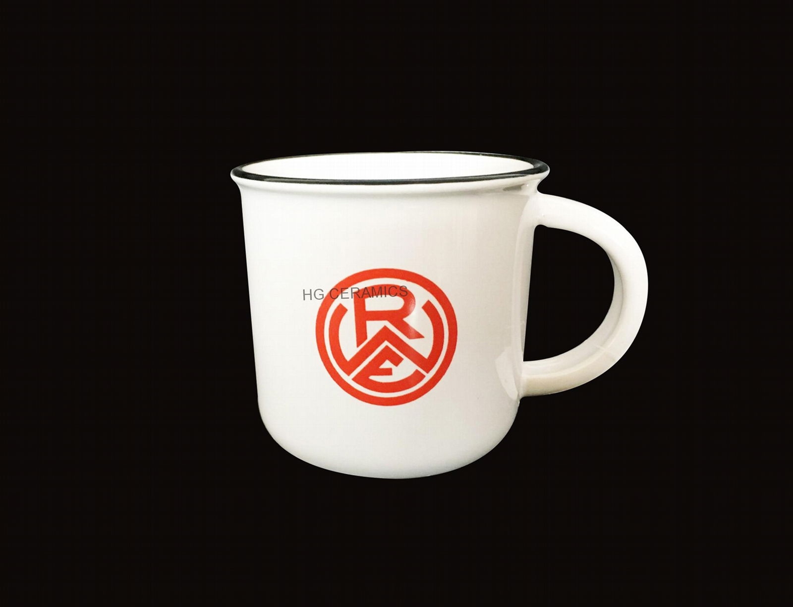 Ceramic enamel mug