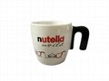 N handle mug ,ceramic mug  with N shape handle  2