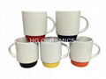 Stackable mug with color bottom  2