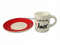 Espresso cup and saucer, 3.5oz 2