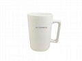 12oz white matte color mug