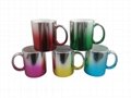 Metallic mug,multi color  11oz