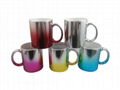 Metallic mug,multi color  11oz 2