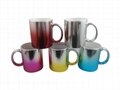 Metallic mug,multi color  11oz