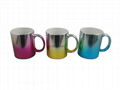 Metallic mug,multi color  11oz 3