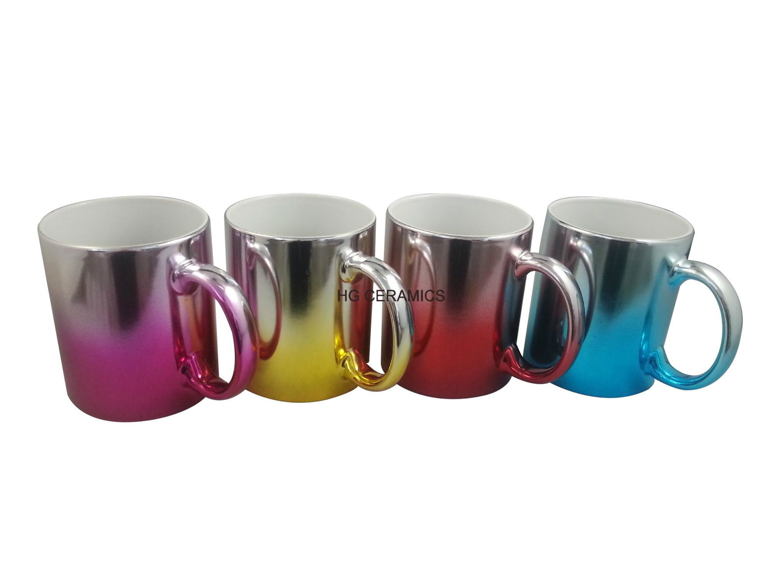 Metallic mug,multi color  11oz 4