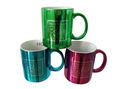 11oz  metalic color mug with logo