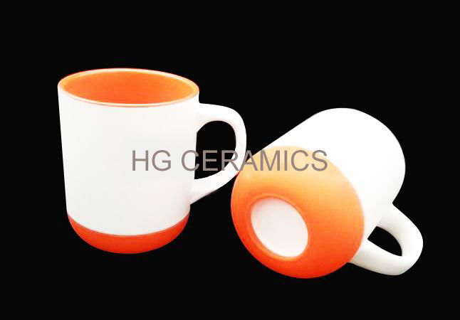 16oz mug with silicone bottom 