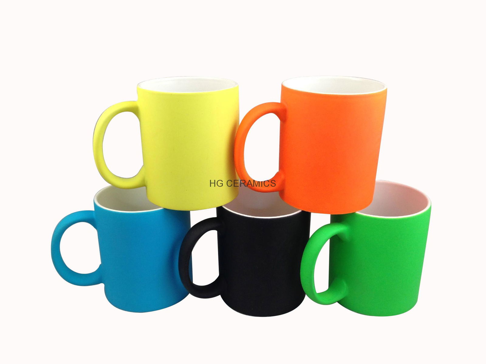 11oz Rubberized finish mug 