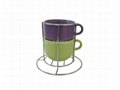 stackable mug set 