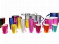 metalic color shot galss mugs 1