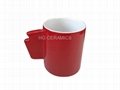  11oz ceramic mug .red mug  2
