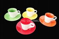 Expresso coffee mug with saucer  2