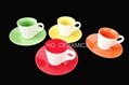 Expresso coffee mug with saucer 