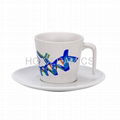 coffee mug with saucer