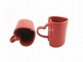 Red Heart Shape Mug