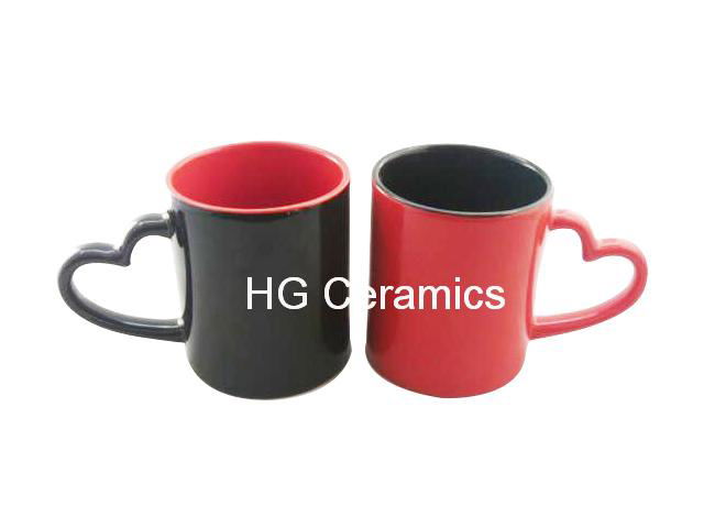 Heart Shape Handle Mug 