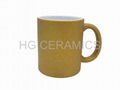 Glitter  Mug ,Gold