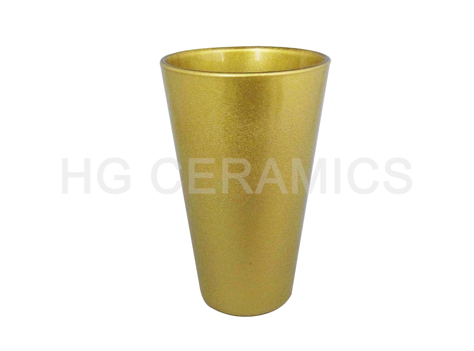 Sublimation Gold  pint glass 