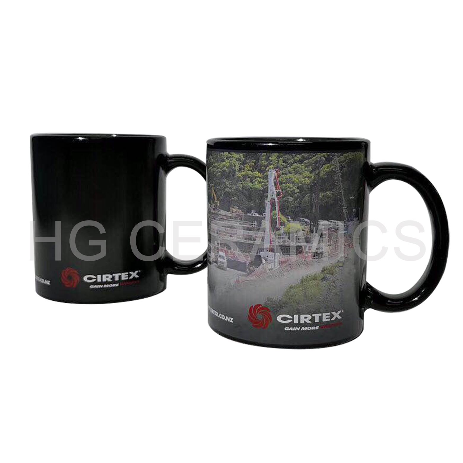 11oz Black   color change   mug  