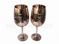 Gold Color  Wine Glass  1