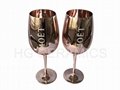 Gold Color  Wine Glass 