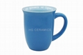 14oz Flare shape  mug , blue  1