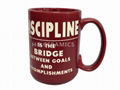 15oz Maroon laser  Mug