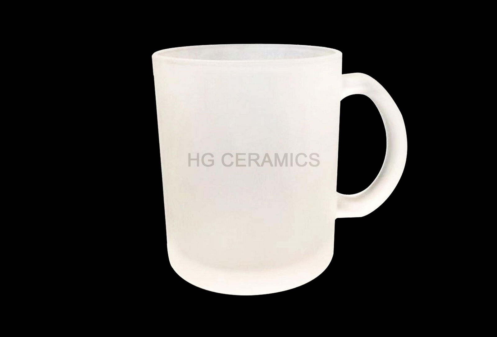 15oz Sublimation glass mug ,frosted