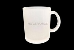 15oz Sublimation glass mug ,frosted
