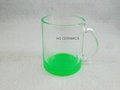  11oz clear glass mug with color bottom   4