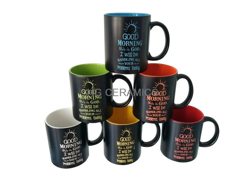 11oz Spray color mug with laser logo   2