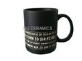 11oz matte finished mug with laser logo  , Sandblast  Mug  1