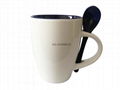 11oz  double color  spoon mug