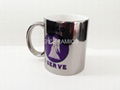 Sublimation gold mug , silver mug  4