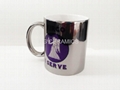 Sublimation gold mug , silver mug 